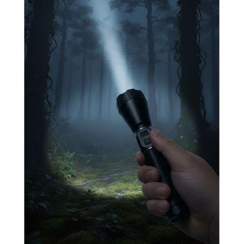 Profesyonel Şarjlı El Feneri Yüksek Parlaklık 9000mah Bataryalı Set