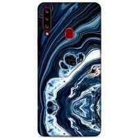 Mermer Lacivert Samsung Galaxy Note 10 Kılıf