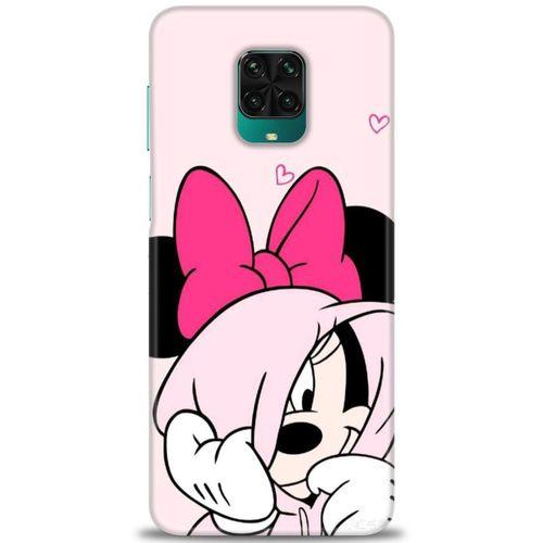 Xiaomi Redmi Note 9 Pro Kılıf HD Baskılı Kılıf - Pink + Tam Ekran Koruyucu