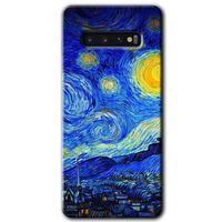 Galaxy S10 Kılıf HD Desen Baskılı Arka Kapak - Starry Night