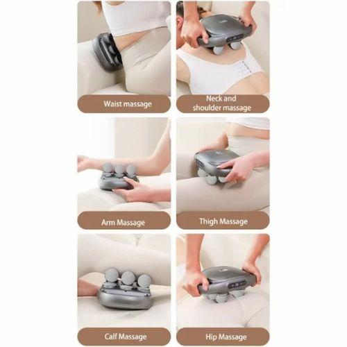 8 Başlıklı Şarjlı Isıtmalı Masaj Aleti