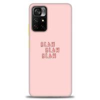 Xiaomi Redmi Note 11 Pro Plus Kılıf HD Baskılı Kılıf - Blah Blah + Tam Ekran Koruyucu