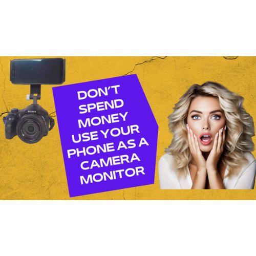 DIY DSLR Kamera Monitörü (Bu ürün Sadece Plastik parçadır - Almadan Önce Soru Sorabilirsiniz)