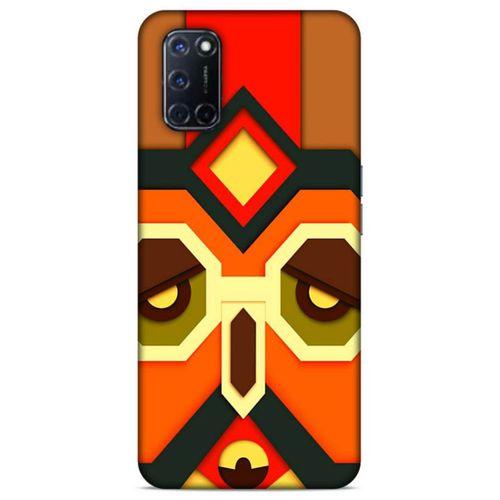 Lopard Oppo A72 Uyumlu Kılıf Soyut Sanat (6) Desenli Silikon Kılıf