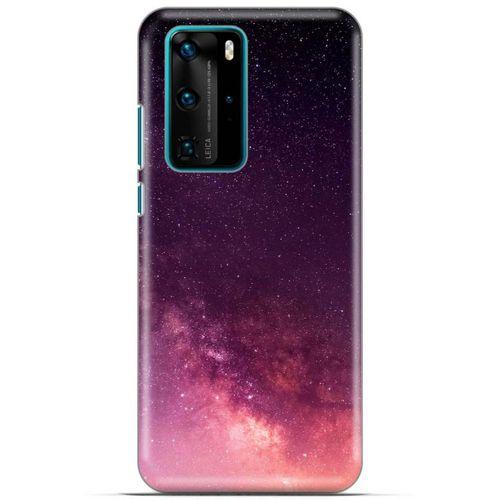 Lopard Huawei P40 Pro Uyumlu Kılıf Gece'S (10) Full Koruma Kılıfı Kızıl Gece