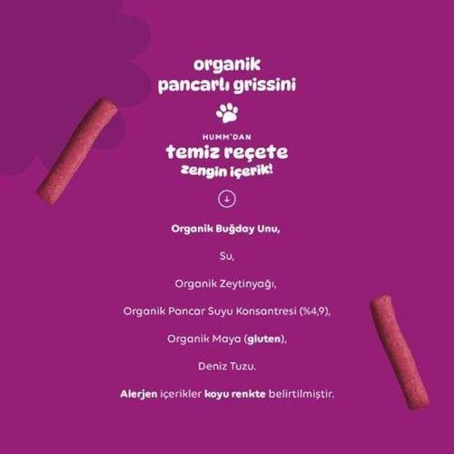Humm Humm Organik Vegan Pancarlı Grissini 55 Gr