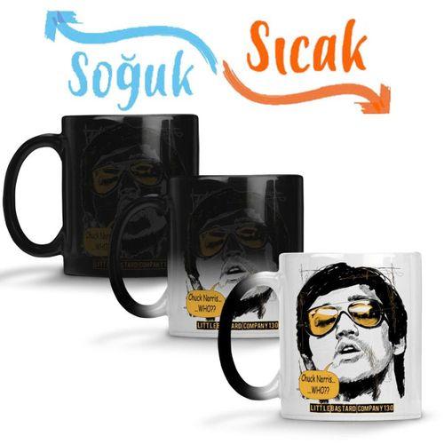 Bruce Lee Who Sihirli Kupa Bardak Porselen