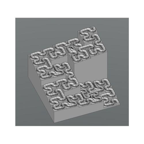 Hilbert Eğrisi Mermer Yolu (Bu ürün Sadece Plastik parçadır - Almadan Önce Soru Sorabilirsiniz)