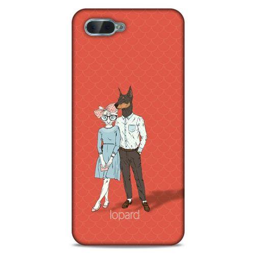 Oppo Rx17 Neo Kılıf FunnyMaX (15) Antişok Kılıf Kırmızı Kedi Köpek