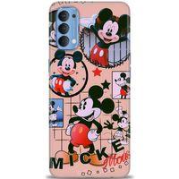 Oppo Reno 4 Kılıf HD Baskılı Kılıf - Mickey Mouse + Tam Ekran Koruyucu