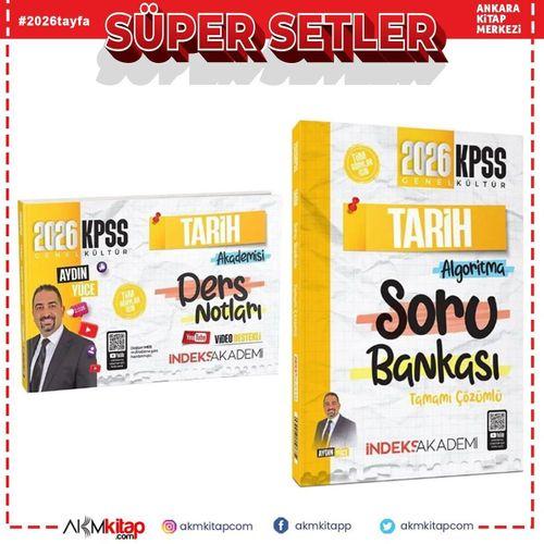 İndeks Akademi 2026 KPSS Tarih Konu ve Soru Seti 2 Kitap