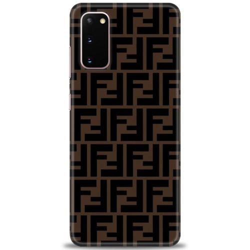 Samsung Galaxy S20 Kılıf HD Baskılı Kılıf - Fendii + Tam Ekran Koruyucu