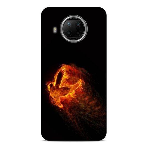 Lopard Xiaomi Redmi Note 9 Pro 5G Uyumlu Kılıf FireX (30) Silicone Case Ateş Kartal