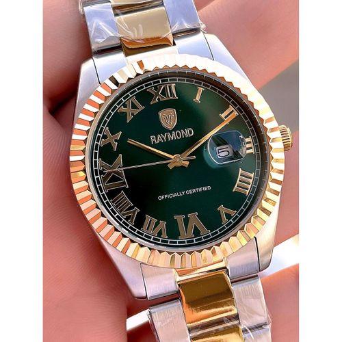 Raymond Nişan Ve Damatlara Özel Çelik Kordon 2 Yıl Garantili 5 Atm Erkek Kol Saati+Bileklik RMD.31