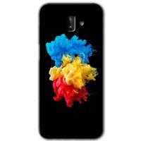 Galaxy J8 Kılıf HD Desen Baskılı Arka Kapak - Black 1