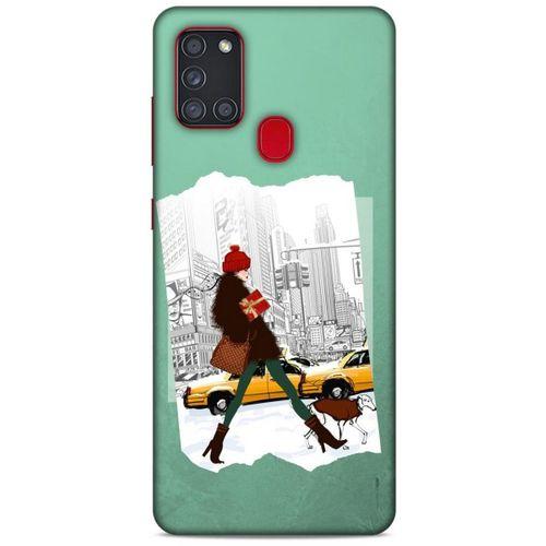 Sokak Modası 59 Samsung Galaxy A21s Kılıf Desenli Silikon