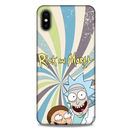 Apple iPhone XS Max Uyumlu Kılıf Rick And Morty (3) Kapak President Morty