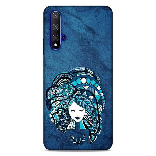 Lopard Huawei P Smart S 2020 Uyumlu Kılıf Sürreal Yüzler ♀ (35) Fit Design Kılıf Baskılı