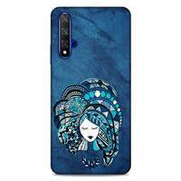 Lopard Huawei P Smart S 2020 Uyumlu Kılıf Sürreal Yüzler ♀ (35) Fit Design Kılıf Baskılı