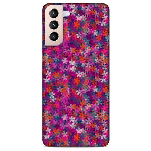 Samsung Galaxy S21 Plus Uyumlu Kılıf Pembe Delisi (3) Kapak Çiçek