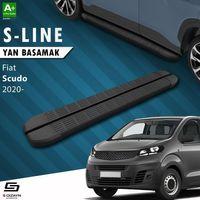 S-Dizayn Fiat Scudo 3 Kısa Şase S-Line Siyah Yan Basamak 213 Cm 2020 Üzeri A+ Kalite
