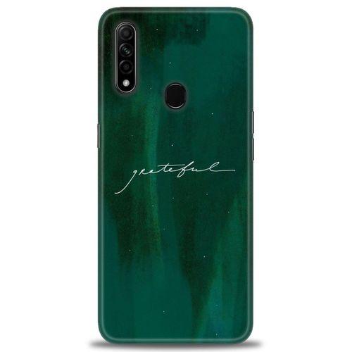 Oppo A31 Kılıf HD Baskılı Kılıf - Grateful + Tam Ekran Koruyucu