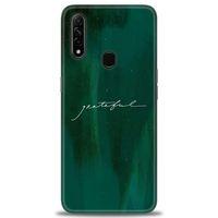 Oppo A31 Kılıf HD Baskılı Kılıf - Grateful + Tam Ekran Koruyucu