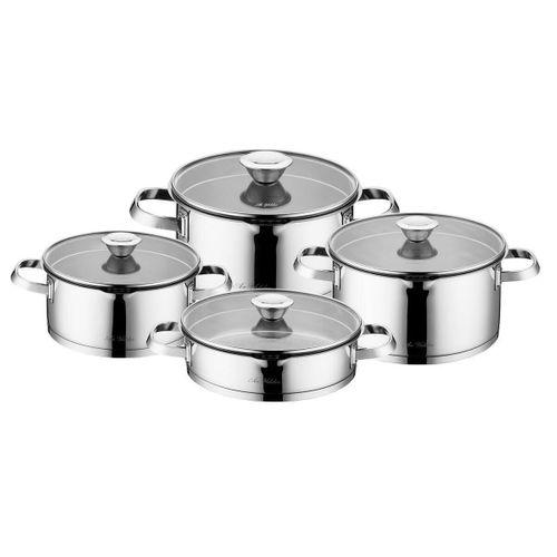 Aryıldız Lilyum Prestige 8 Parça Çelik Tencere Seti