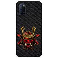 Lopard Oppo A72 Uyumlu Kılıf Tattoo's (36) Glitter Kılıf Kırmızı Şeytan