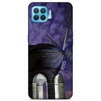 Lopard Oppo Reno 4 Lite Uyumlu Kılıf Gece'S (16) Kalın Kılıf Mor