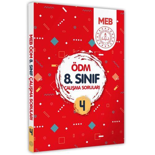 LGS MEB Çalışma Soruları Ölçme Değerlendirme Merkezi ÖDM 8 Sınıf Çalışma Kitabı 4 (Renkli A4 Boyut)
