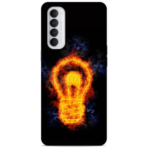 Lopard Oppo Reno 4 Pro Uyumlu Kılıf FireX (39) Liquid Crystal Kılıf Ampul