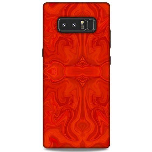 Mermer Desenli (39) Tema Liquid Crystal Kılıf Falu Kırmızı Samsung Galaxy Note 8 Kılıf
