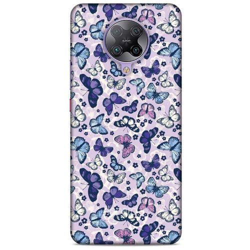 Xiaomi Poco F2 Pro Kılıf Kelebek Etkisi (28) Arka Kapak Karışık Renkli
