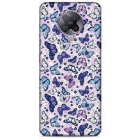 Xiaomi Poco F2 Pro Kılıf Kelebek Etkisi (28) Arka Kapak Karışık Renkli