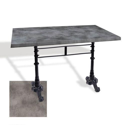 Dockers Çipa 3002 Döküm Ayak Masa 80x120 cm - (Werzalit, Wermodin ve Allzalit Tabla) - Copperfield