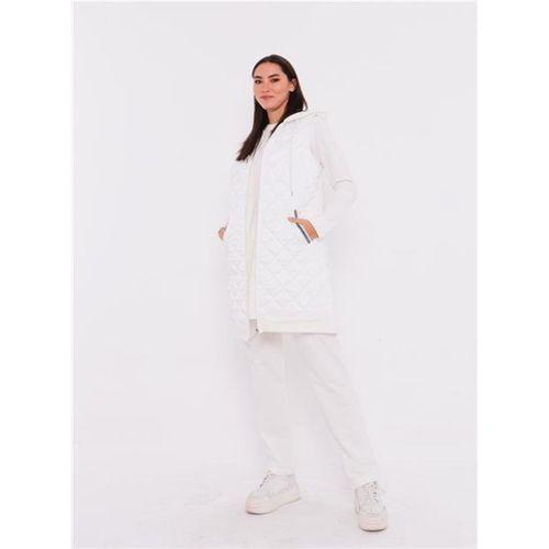 Minimal Kapitoneli Yelekli Spor Üçlü Takım - 70060.023 - Krem