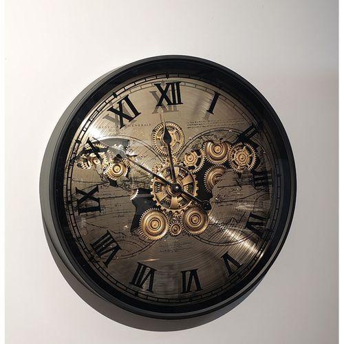 Özel Tasarım Metal Çarklı Duvar Saati