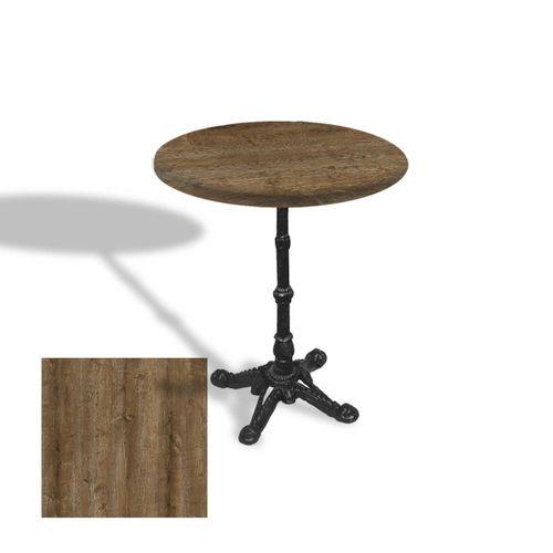 Dockers Çipa 1002 Döküm Ayak Yuvarlak Masa Çap 80cm - (Werzalit, Wermodin ve Allzalit Tabla) - Canyon Hidalgo