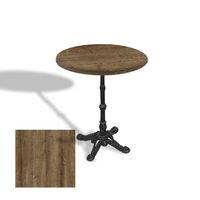 Dockers Çipa 1002 Döküm Ayak Yuvarlak Masa Çap 80cm - (Werzalit, Wermodin ve Allzalit Tabla) - Canyon Hidalgo