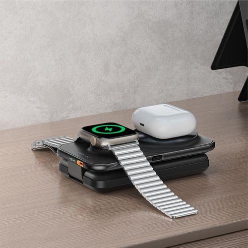 Amazingthing Thunder Pro Mag 6in1 PD22.5W Katlanabilir Standlı Kablosuz Powerbank 8000mAh