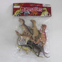 Eğitici Oyuncak SH-9001-Vardem Poşetli 6Pcs 8 İnch  Çiftlik Hayvan ve Dinozor Set