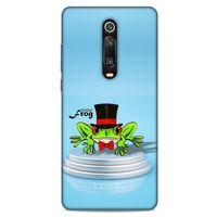 Xiaomi Redmi K20 Pro Kılıf FunnyMaX (7) Telefon Kılıfı Açık Mavi Kurbağa