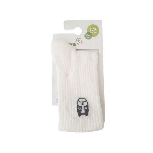 Bibaby Bibaby Biorganic New Animals Yaş Soket Çorap 68425 Ekru