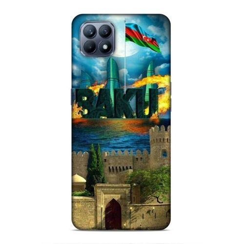 Huawei P40 Lite Uyumlu Kılıf Azarbaijan (50) Shockproof Kılıf Bakü Simgeler