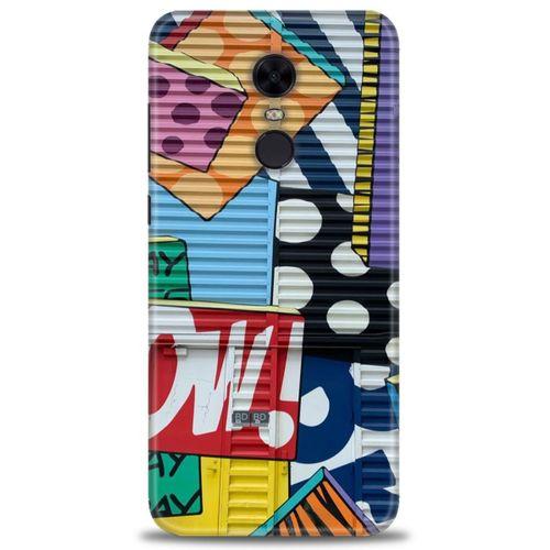 Xiaomi Redmi 5 Plus Kılıf HD Baskılı Kılıf - Grafiti + Tam Ekran Koruyucu