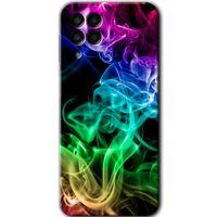 Galaxy M33 Kılıf HD Desen Baskılı Arka Kapak - Smoke Colorful