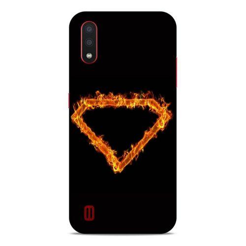 Lopard Samsung Galaxy A01 Uyumlu Kılıf FireX (49) Ultra Silikon Kılıf SuperMan