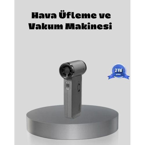 Şarjlı 130000 Rpm Hava Üflemeli Ve Vakumlu Araç Ev Temizlik Makinesi