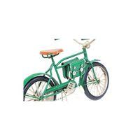 KICK SHOP Dekoratif Metal Bisiklet Çantalı Vintage Biblo Ev Ofis Hediyelik